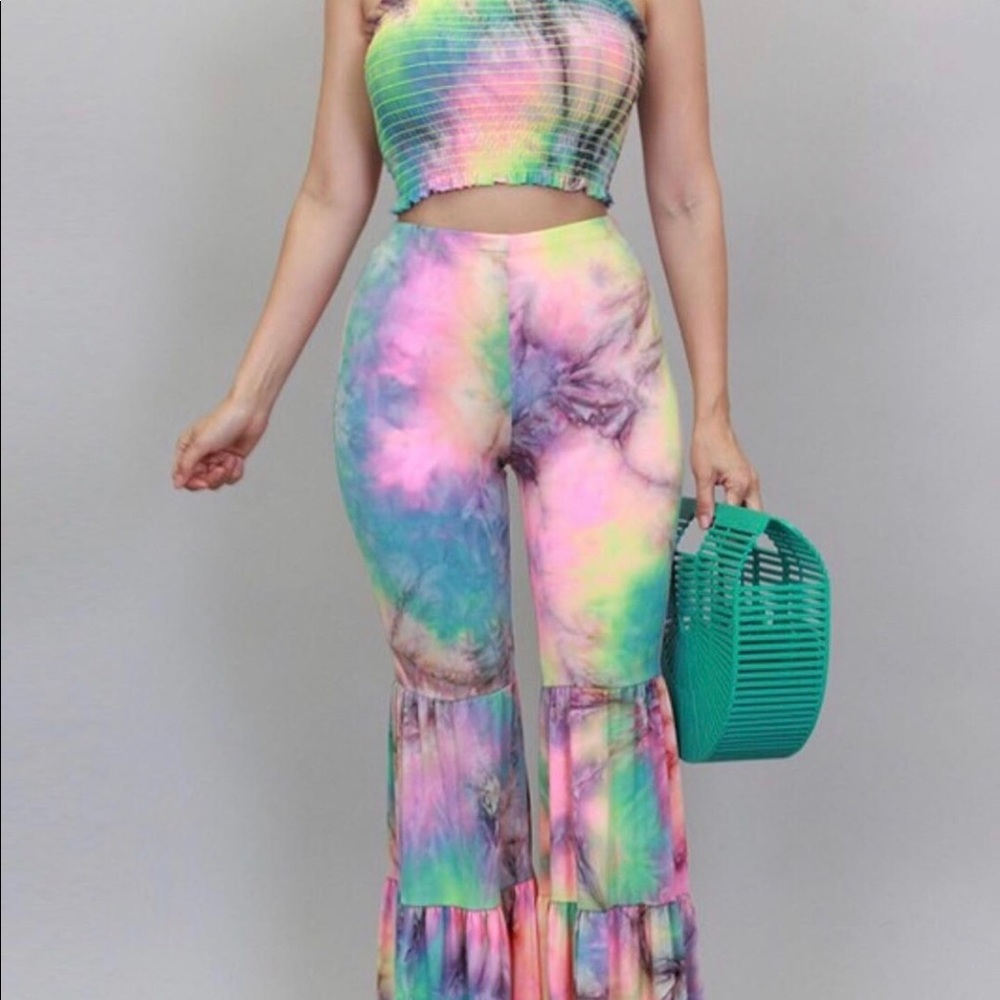 Tie Dye Pants Set